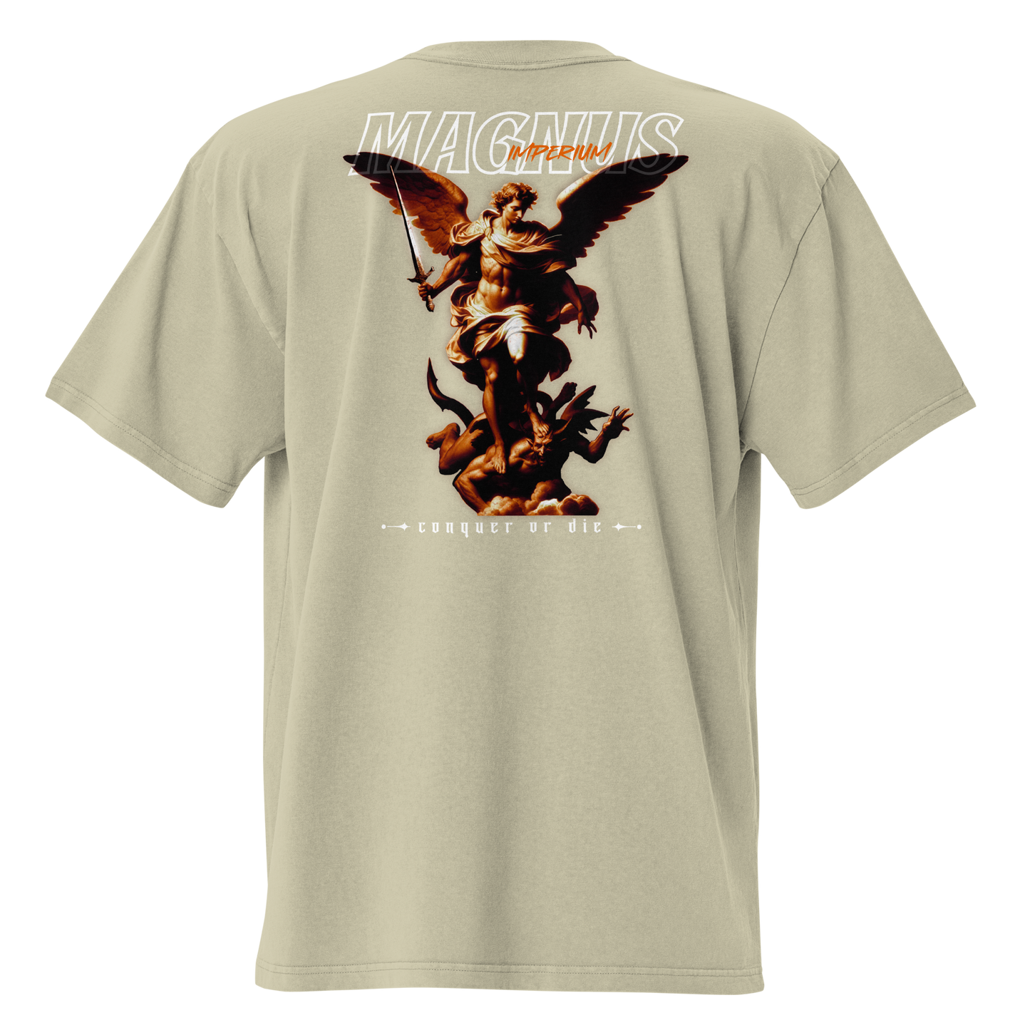 camiseta conquer or die verde magnus