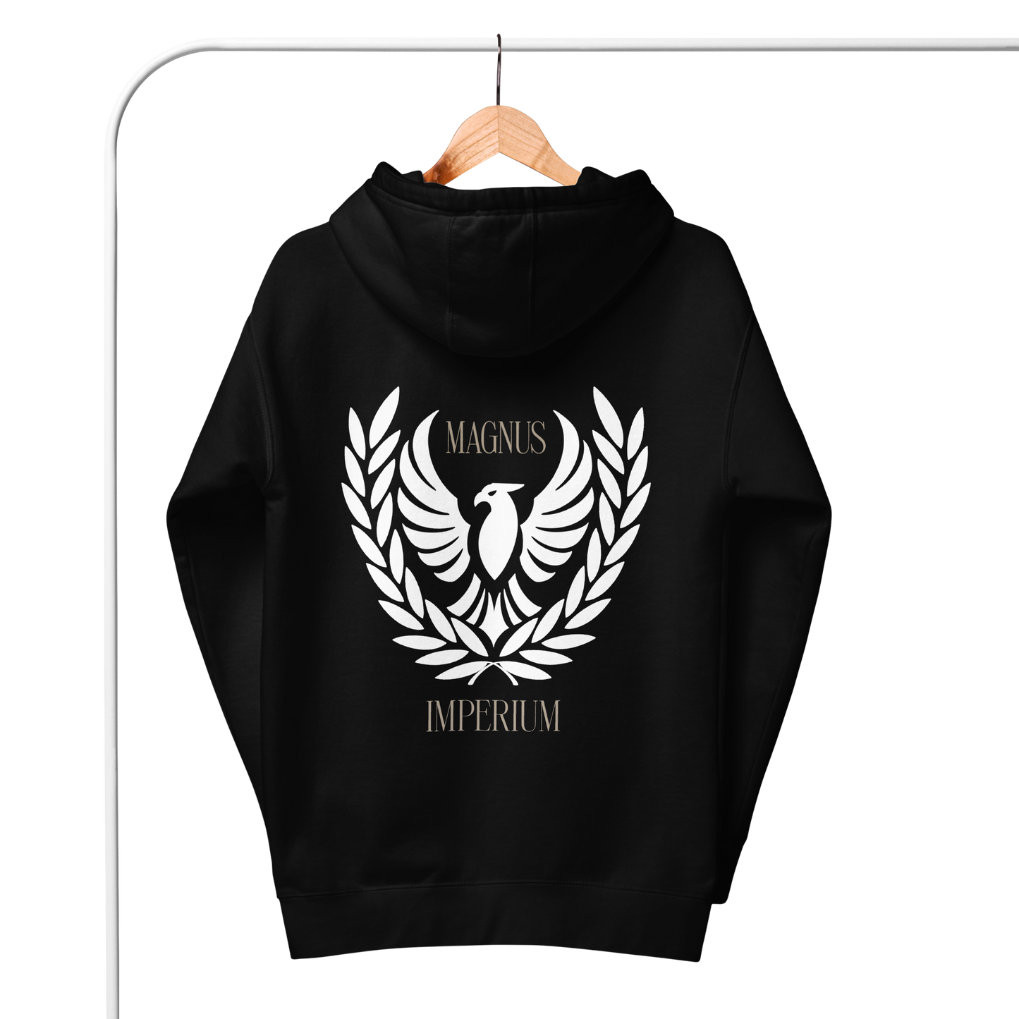 Sudadera Negra Logo Magnus Imperium