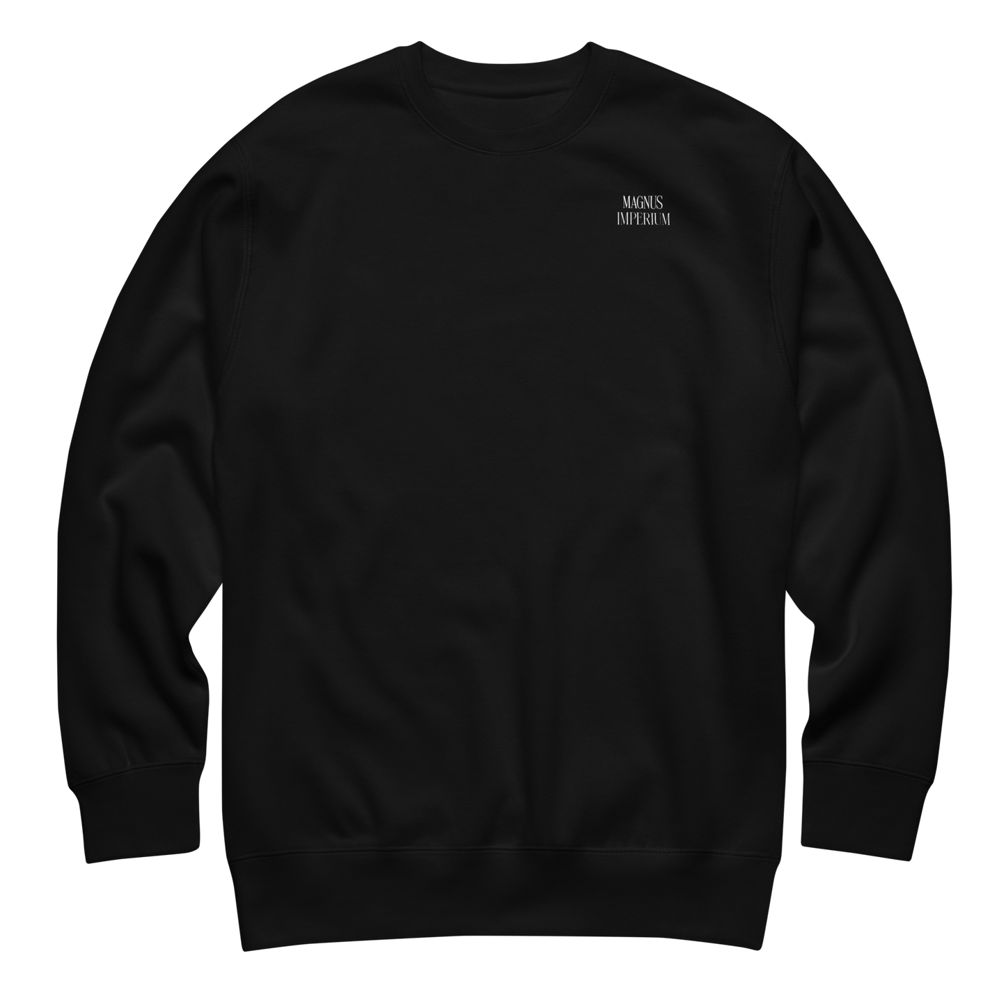 Sudadera Negra Zeus Magnus Imperium Delante